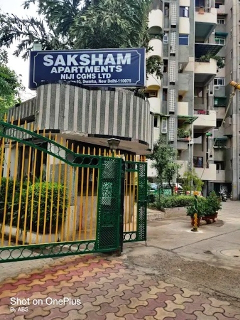 3 bhk flat for sale in Saksham Apartment